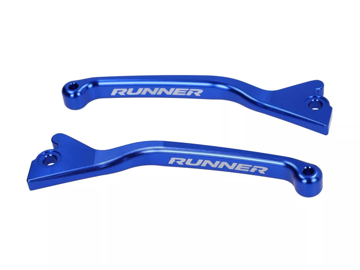 Brake Lever Set - Fast Arrow Pro - CNC - Gilera Runner 50-200 DD - Blue
