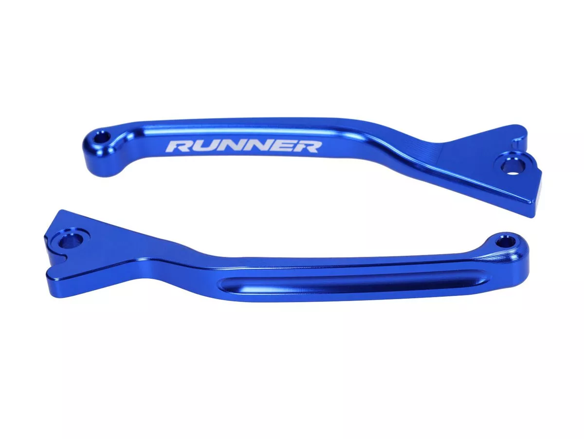 Brake Lever Set - Fast Arrow Pro - CNC - Gilera Runner 50-200 DD - Blue