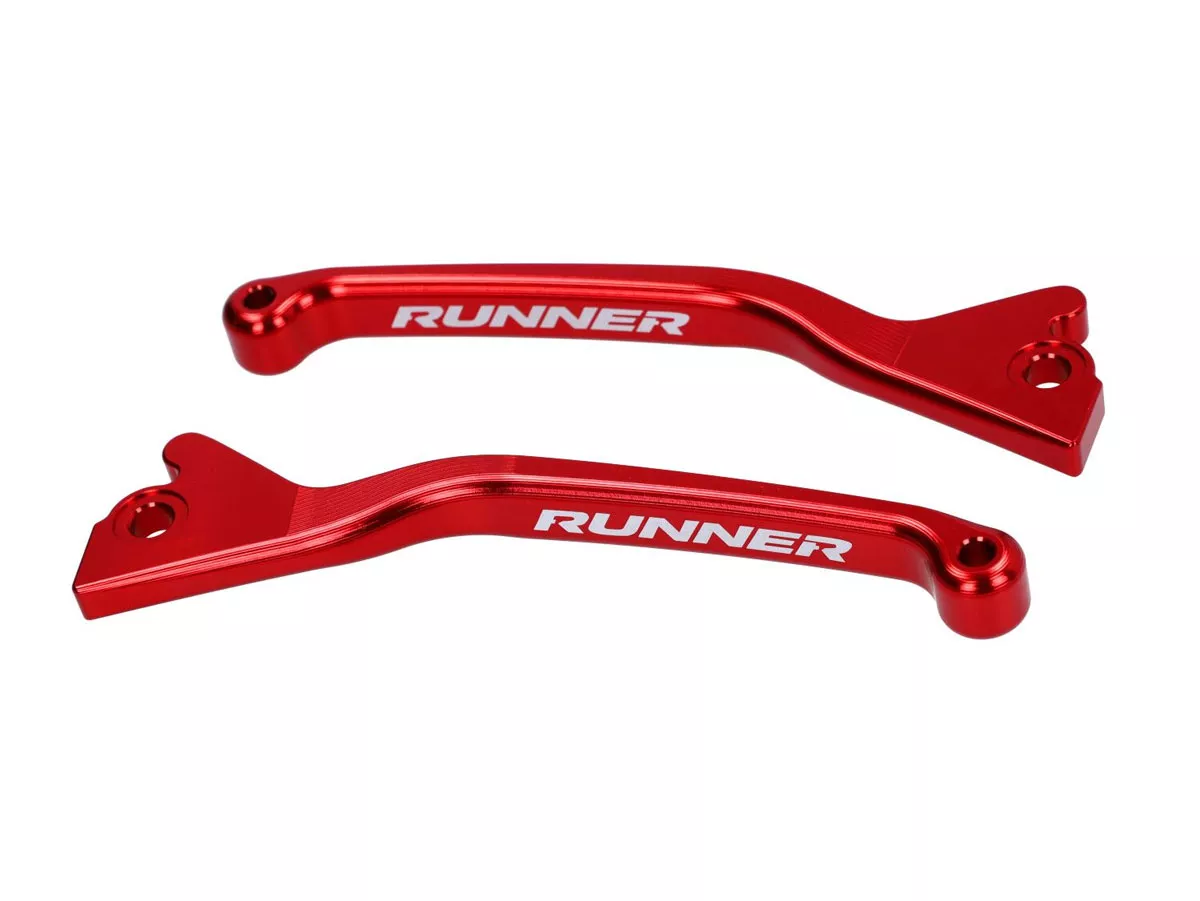 Brake Lever Set - Fast Arrow Pro - CNC - Gilera Runner 50-200 DD - Red