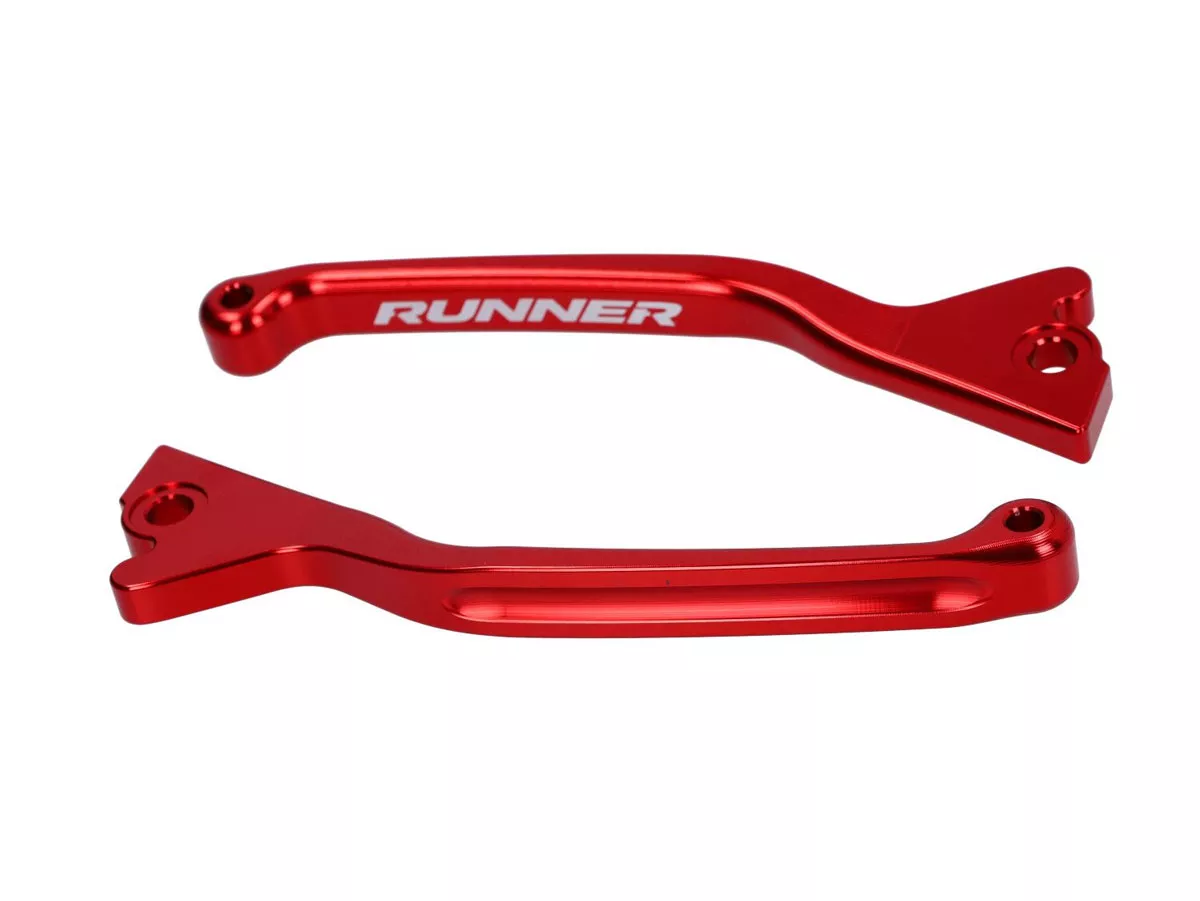 Brake Lever Set - Fast Arrow Pro - CNC - Gilera Runner 50-200 DD - Red
