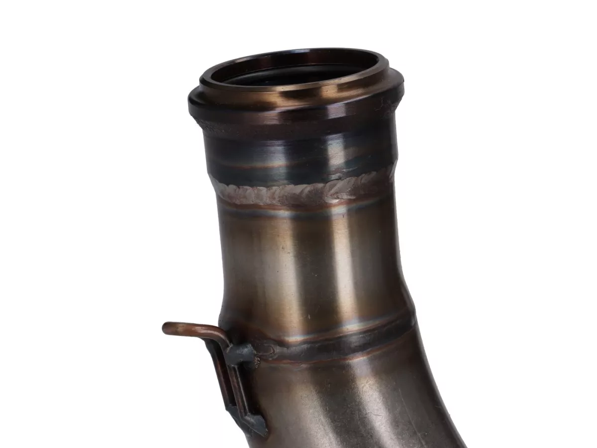 Scarico - LARCHOTEK Carezza Box (per cilindro Dolomiti 187 ccm) - Wideframe, Faro Basso - Vespa 1953-1959, VM, VN, ACMA, VB1T, VGL1T, VL1T