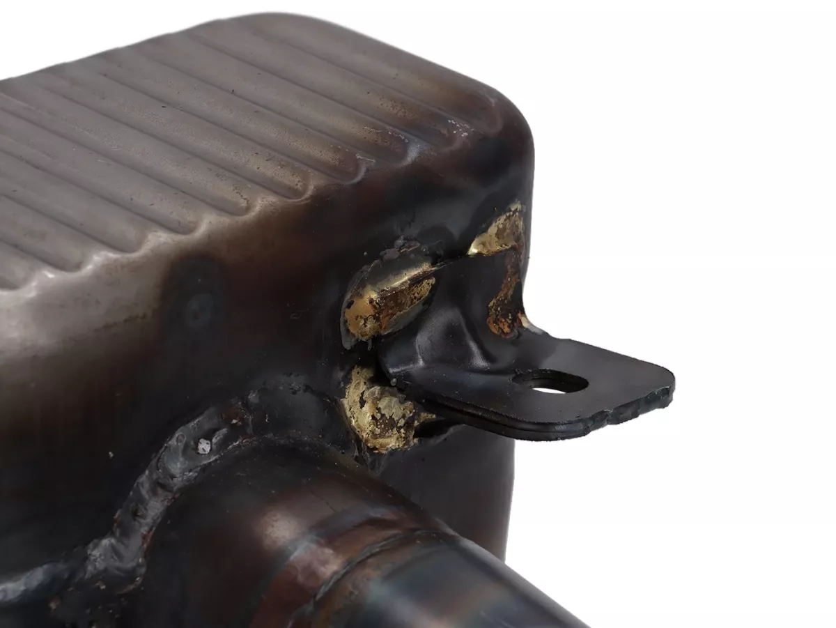 Scarico - LARCHOTEK Carezza Box (per cilindro Dolomiti 187 ccm) - Wideframe, Faro Basso - Vespa 1953-1959, VM, VN, ACMA, VB1T, VGL1T, VL1T