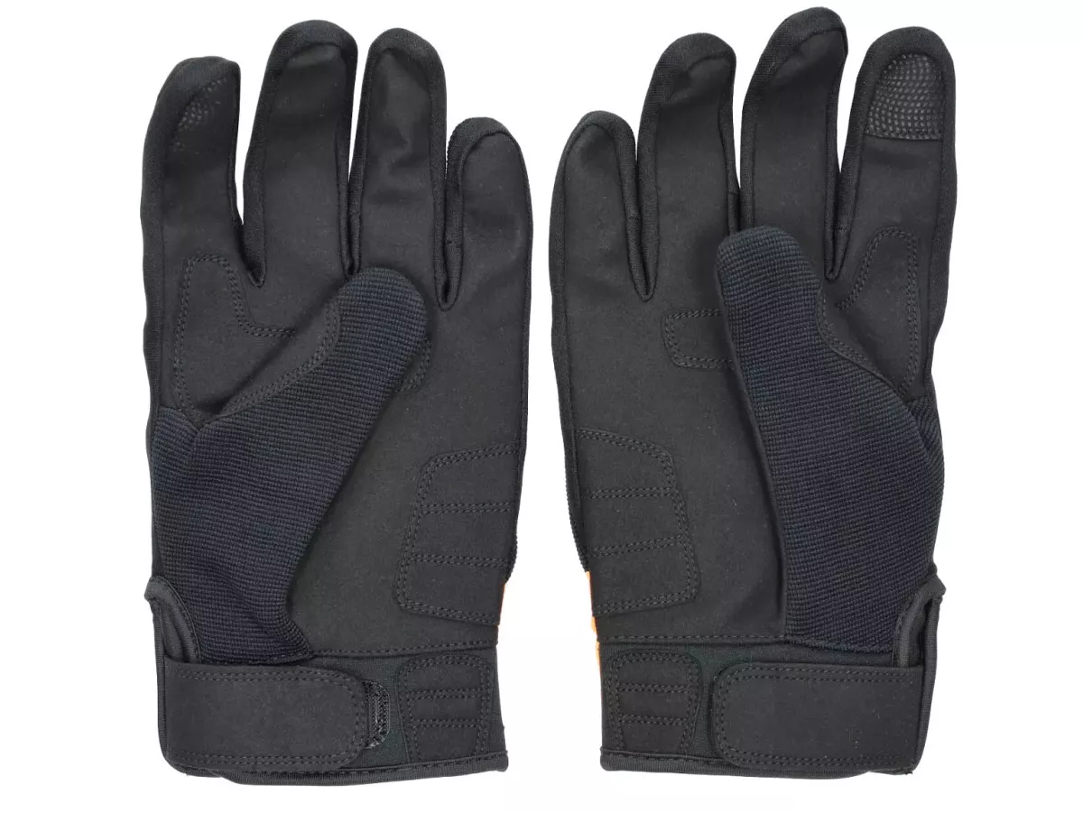 Guantes -Malossi- M-Gloves/Otoño - negro/naranja - M