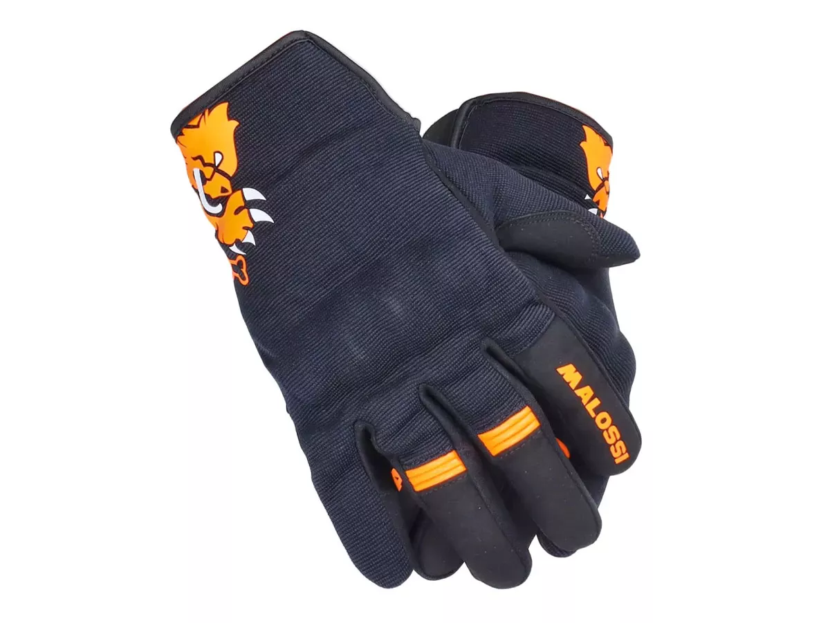 Guantes -Malossi- M-Gloves/Otoño - negro/naranja - XL