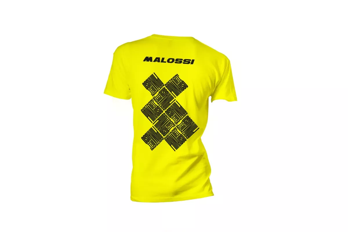 T-shirt -MALOSSI- fluogeel