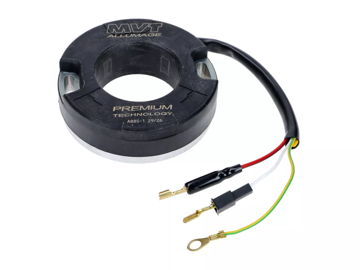 Sistem Pengapian -MVT Premium Rotor Dalam- dengan Lampu untuk Vespa PX, Cosa, Motovespa DN, TX