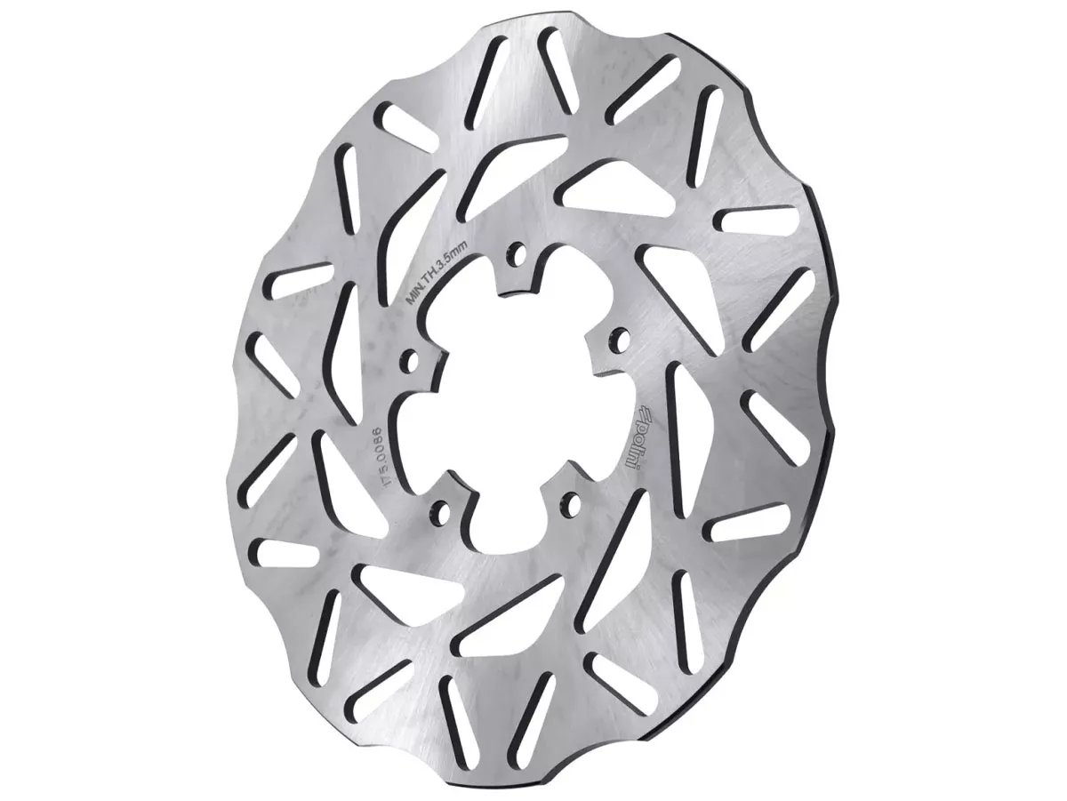 Disco de freno -POLINI- Wavy - Ø220x58x4 mm- Gilera Runner 50-200, Piaggio NRG, Aprilia Sport City One 50-125