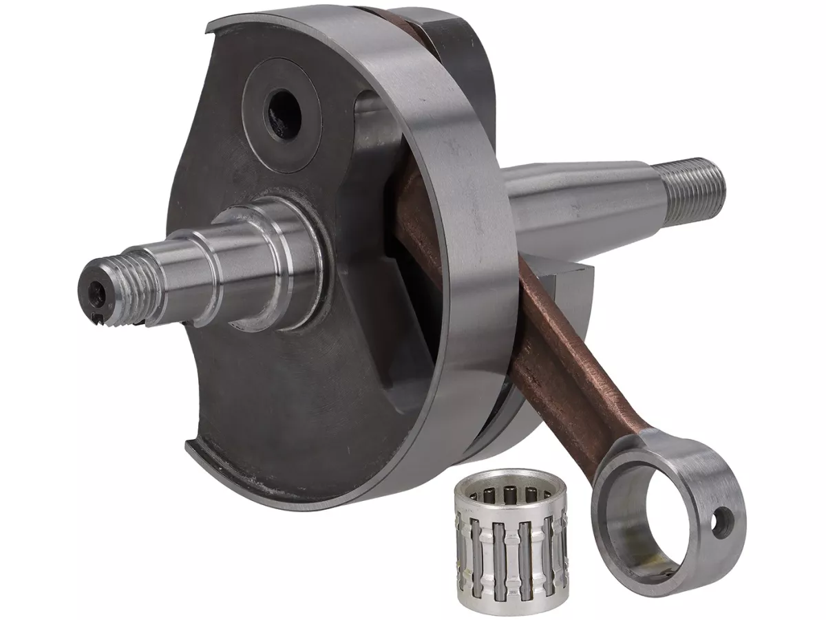 Kurbelwelle -POLINI (Drehschieber) 51mm Hub, 97mm Pleuel- Umrüstwelle Vespa PK50 XL/XL2 auf 125ccm (Ø 20mm Konus)