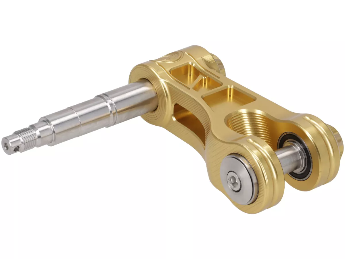 Forcellone TR Factory, V2, dorato per Vespa GTS, GTS Super, GTV, GT 60, GT, GT L, Sprint, Primavera, LX, LXV, S, ET2, ET4, 946, Piaggio Zip, Sfera Hexagon