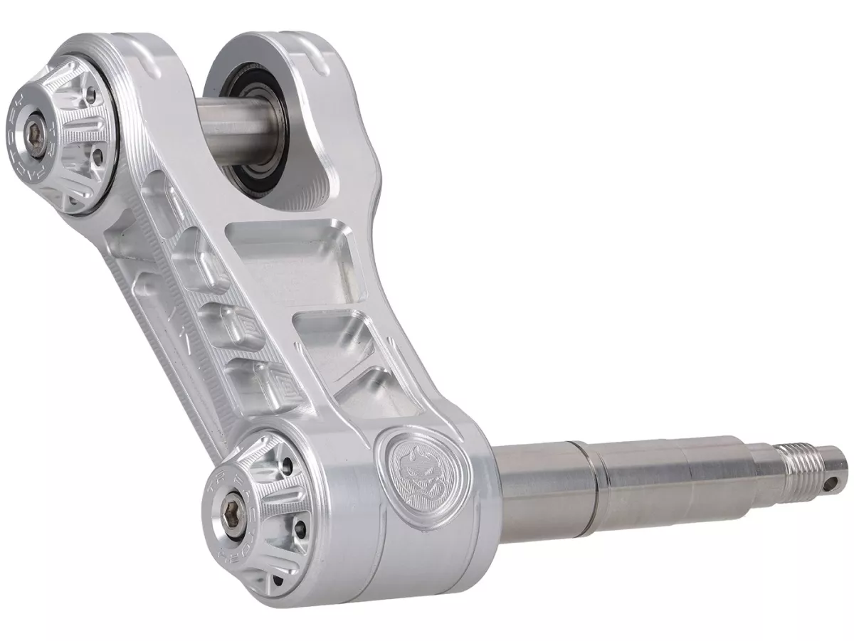 Forcellone TR Factory, V2, argento per Vespa GTS, GTS Super, GTV, GT 60, GT, GT L, Sprint, Primavera, LX, LXV, S, ET2, ET4, 946, Piaggio Zip, Sfera Hexagon