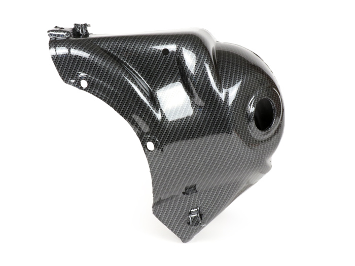 Tapa de cilindro -CIF Carbone Look- Vespa PV125, ET3, PK125 S/XL (para cilindro 125-136 ccm)