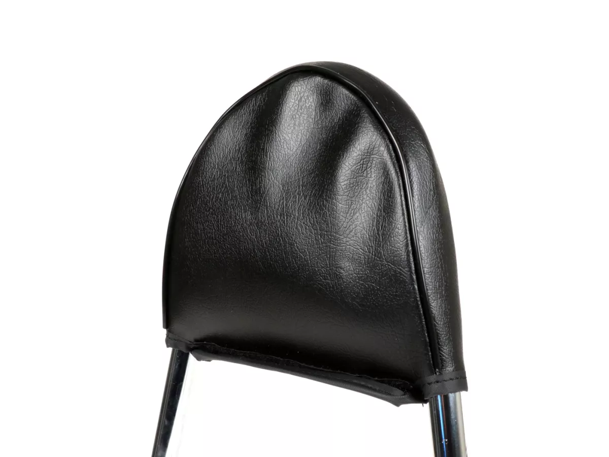 Back rest -AMS CUPPINI- Vespa ET2, ET4, LX, LXV, S, GTS 125-300, GTS 125-300 Super, GTV, GT 60 - Chrome