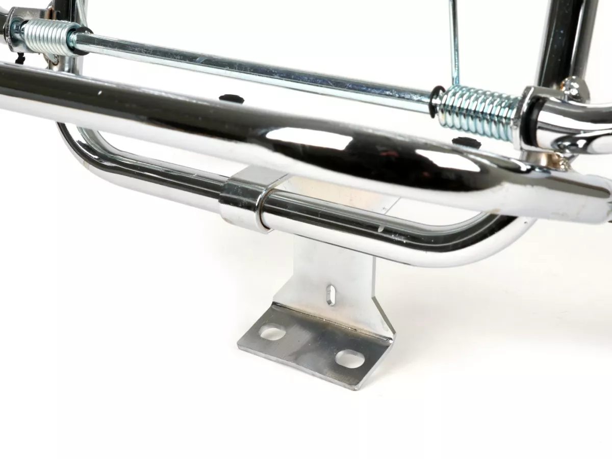 Porte bagages arrière rabattable -AMS CUPPINI- Vespa GTS 125-300, GTV - chromé