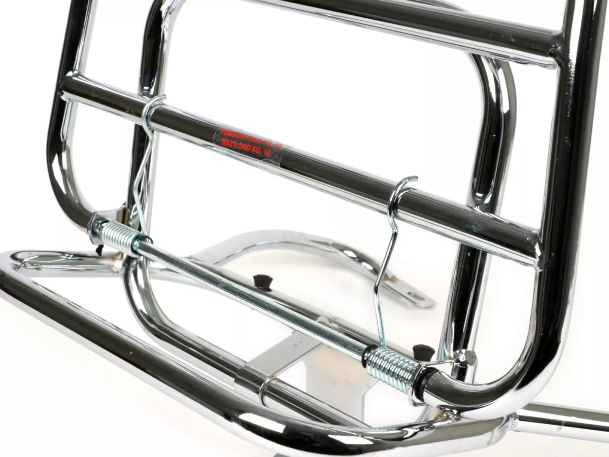 Porte bagages arrière rabattable -AMS CUPPINI- Vespa GTS 125-300, GTV - chromé