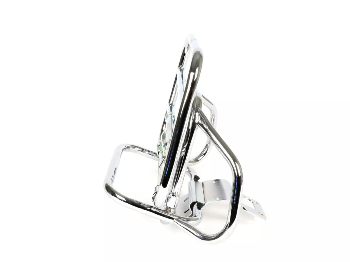 Rear rack, fold down -AMS CUPPINI- Vespa ET2, ET2 50cc, ET4 125cc, ET4 150cc - chrome