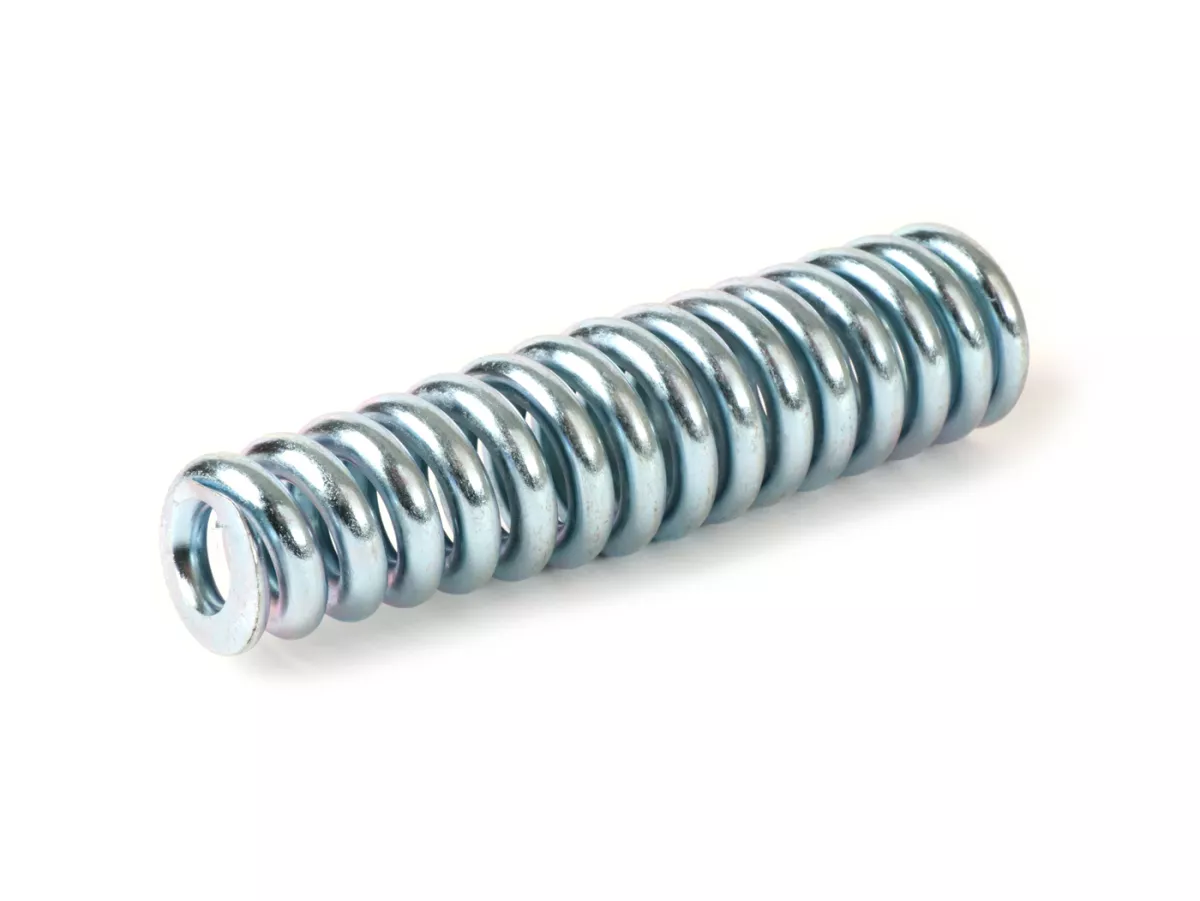Molla ammortizzatore anteriore -QUALITÀ OEM, l=165mm- Vespa Rally180 (VSD1T), Rally200 (VSE1T), Sprint150 (VLB1T), TS125 (VNL3T), GT125 (VNL2T), GTR125 (VNL2T), Super - zincata