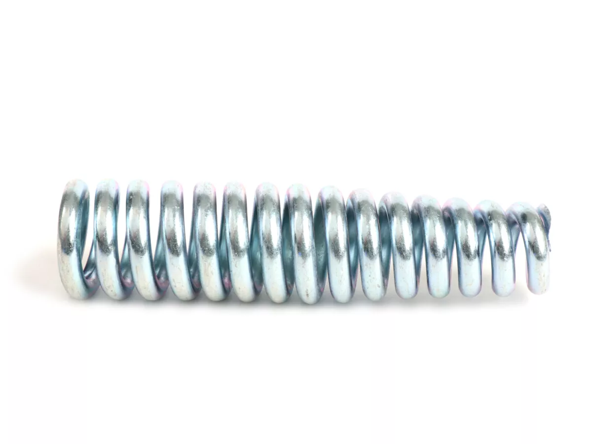 Molla ammortizzatore anteriore -QUALITÀ OEM, l=165mm- Vespa Rally180 (VSD1T), Rally200 (VSE1T), Sprint150 (VLB1T), TS125 (VNL3T), GT125 (VNL2T), GTR125 (VNL2T), Super - zincata