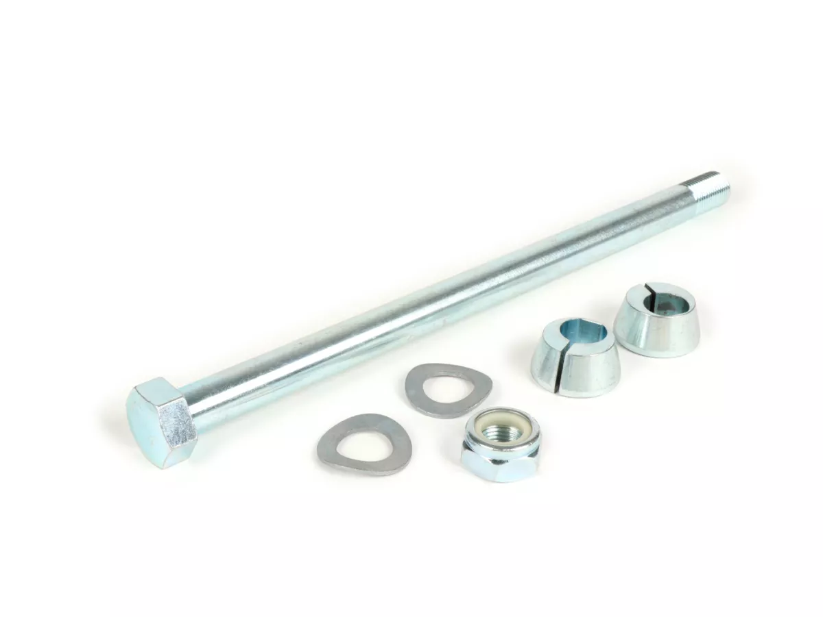 Kit axe moteur, écrous et cônes pour axe moteur (excentrique) incl. -CASA PERFORMANCE- Lambretta LI (séries 1-2-3), LIS, SX, TV (série 3), DL, GP