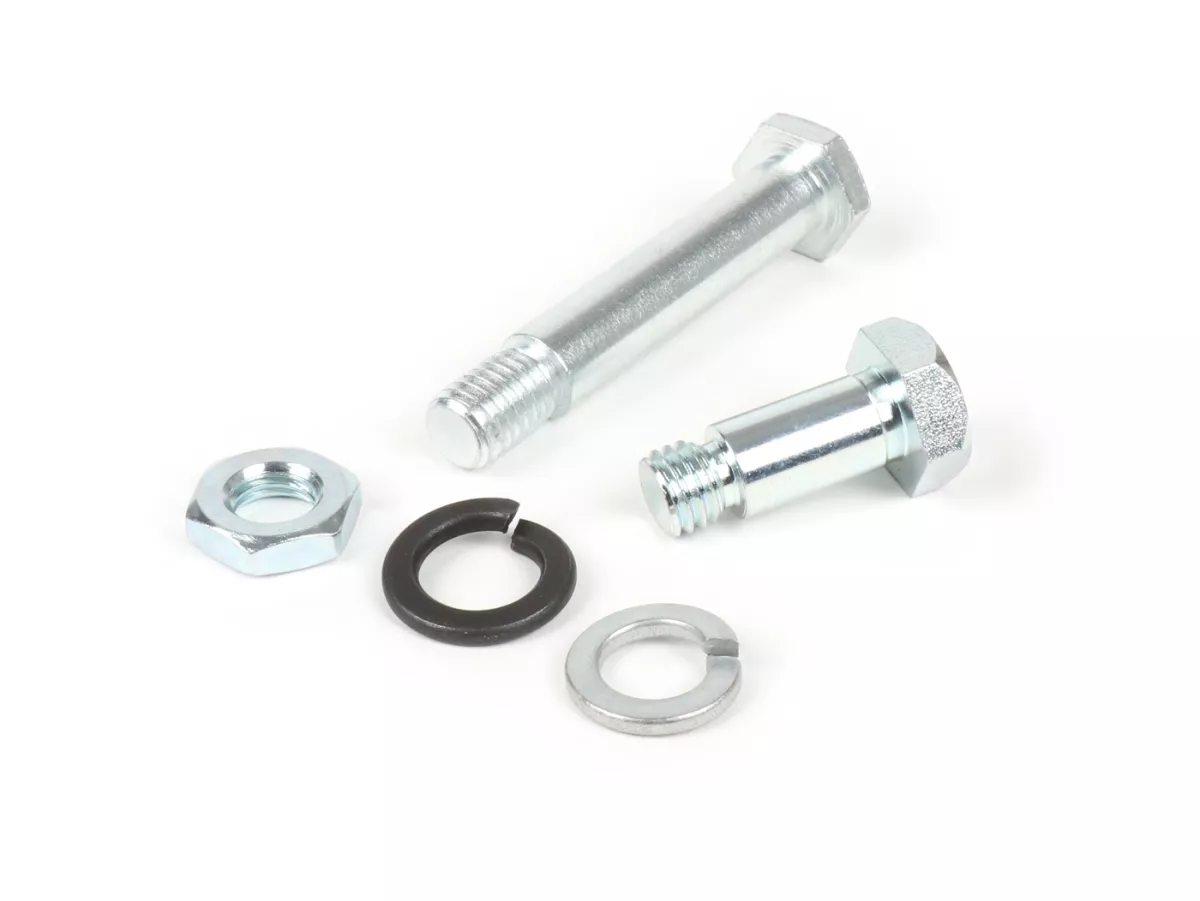 Satu set sekrup peredam kejut depan -BGM ASLI- Vespa Largeframe Rally, Sprint, GT/GTR, TS, GL, Super, VNA, VNB, VBA, VBB, Wideframe V30-33, VM, VN, VL, GS150/GS3, VB, ACMA (1952-), Hoffmann Königin