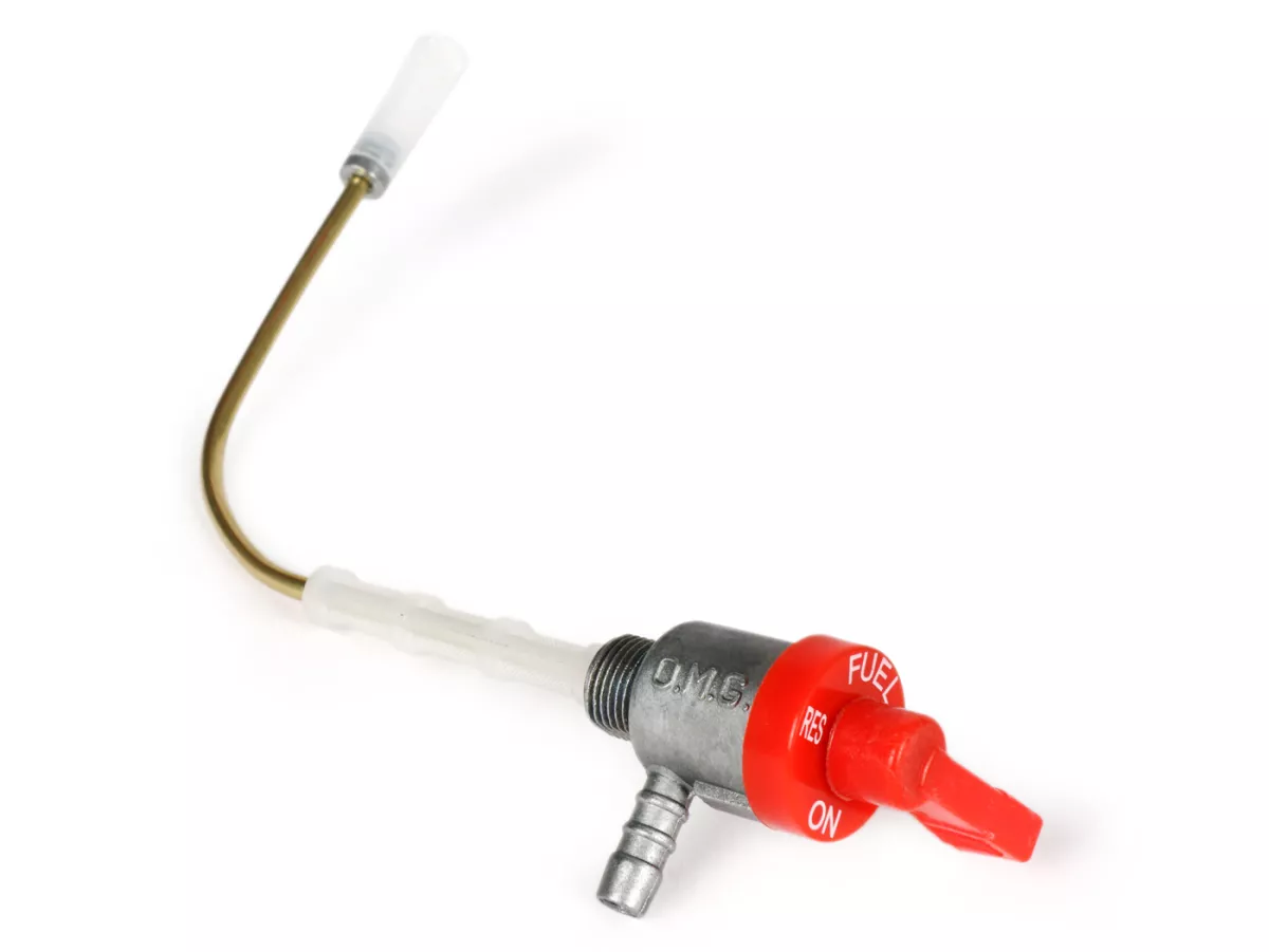 Fuel tap -OMG Italia- Vespa Ciao (M7E3T) - moped - plastic lever