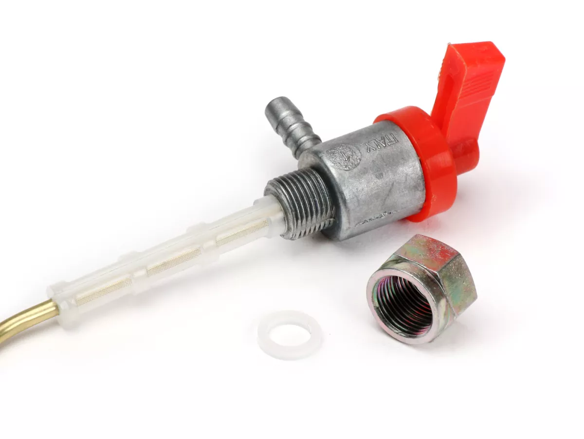 Fuel tap -OMG Italia- Vespa Ciao (M7E3T) - moped - plastic lever