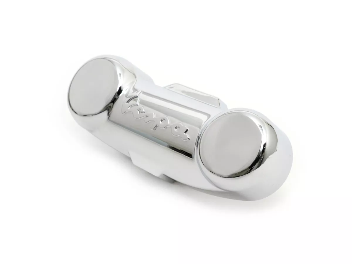 Penutup swingarm -KUALITAS OEM - Tipe PX DISC dengan tulisan Vespa - Vespa PK, PX, T5, Cosa, LML Star, Stella - Chrome