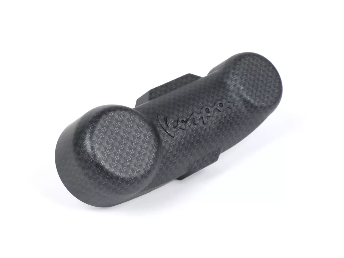 Capot de balancier de fourche -QUALITÉ OEM - Typ PX DISC avec logo Vespa- Vespa PK, PX, T5, Cosa, LML Star, Stella - carbone