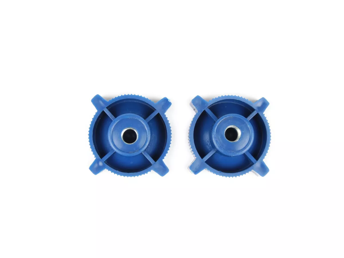 Plastic screws for rear crash bar -AMS CUPPINI M8- Vespa Smallframe, Largeframe - blue