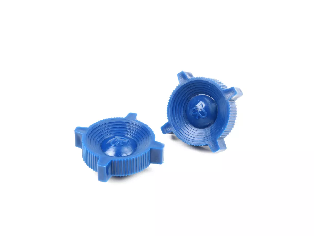 Plastic screws for rear crash bar -AMS CUPPINI M8- Vespa Smallframe, Largeframe - blue