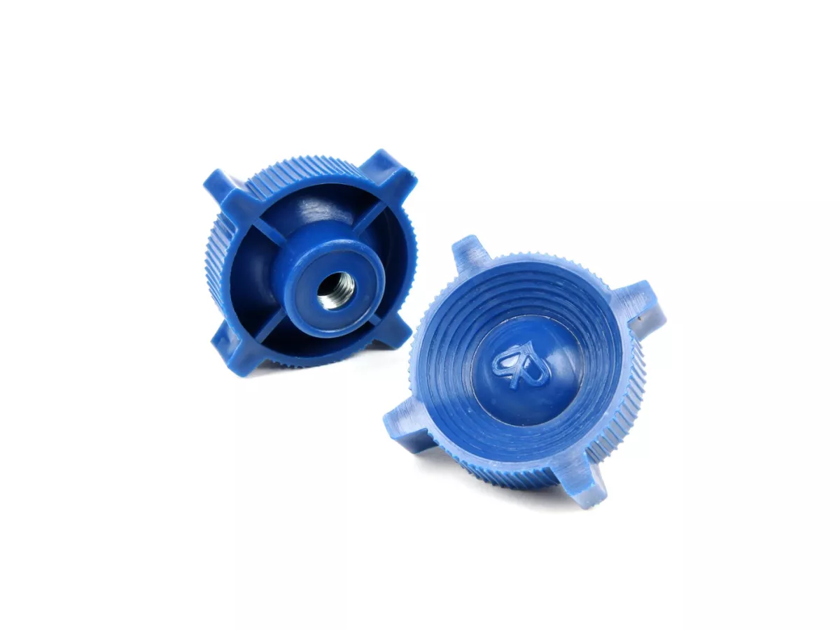Plastic screws for rear crash bar -AMS CUPPINI M8- Vespa Smallframe, Largeframe - blue
