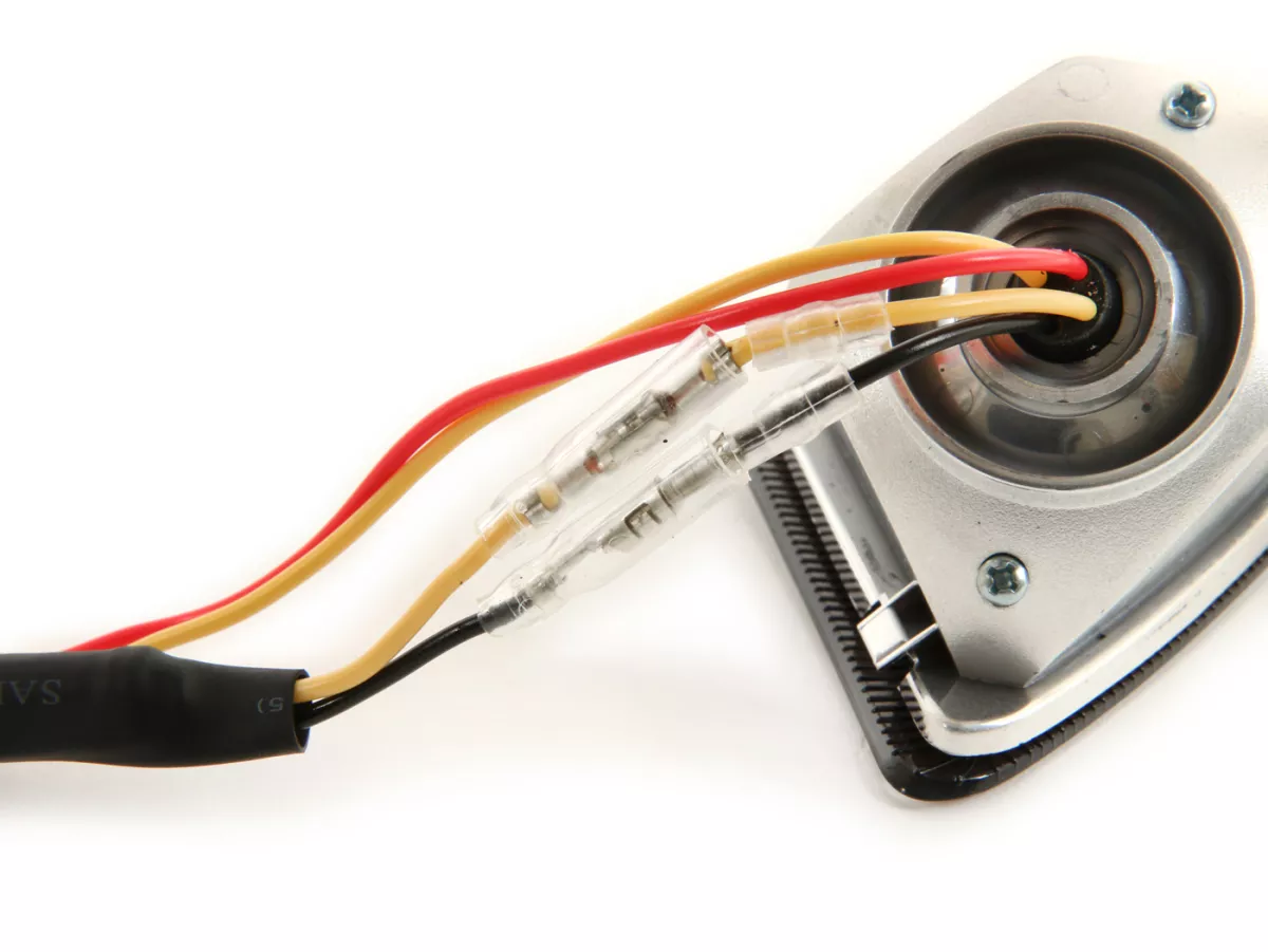 Set indicatori di direzione posteriori -POWER 1 LED (dal 2014) con luce di posizione (E-mark)- Vespa GT, GTL, GTV, GTS 125-300 - fumé