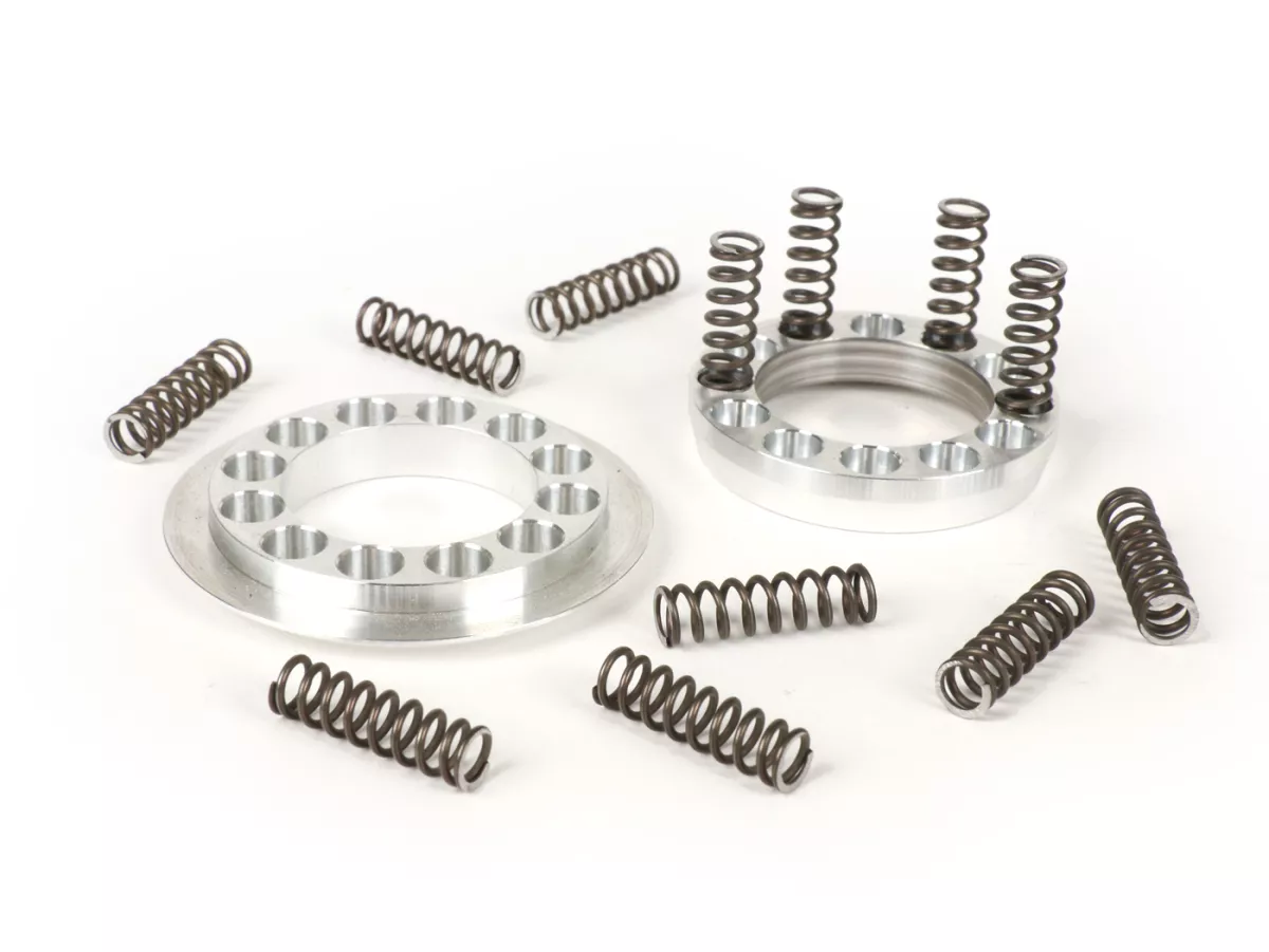 Set pegas kopling -STOFFI, konversi 12 pegas untuk tipe kopling standar - Vespa V50, V90, SS50, SS90, PV125, ET3, PK50, PK80, PK50 S, PK80 S, PK125 S, PK50 XL, PK125 XL, ETS, PK50 HP, PK50 SS