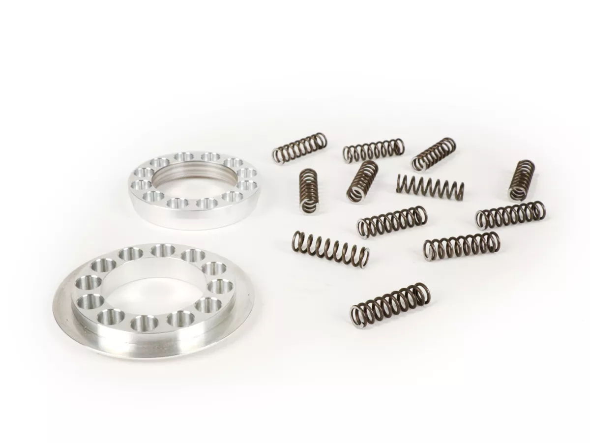 Set pegas kopling -STOFFI, konversi 12 pegas untuk tipe kopling standar - Vespa V50, V90, SS50, SS90, PV125, ET3, PK50, PK80, PK50 S, PK80 S, PK125 S, PK50 XL, PK125 XL, ETS, PK50 HP, PK50 SS