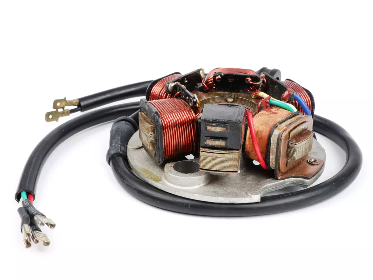 Encendido -LML PL170 placa base- Vespa PK XL, XL2, ETS - también para convertir V50, PV125 a encendido electrónico - 5 cables