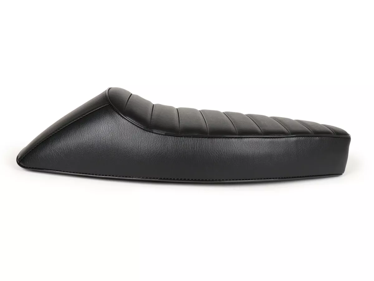 Seat -SPAQ Sport- Vespa PX - also fits Vespa Sprint, GT, GTR, Super, TS, GL, VNA, VBA, VNB, VBB, T4 - with flat fuel tank also fits Rally 180/200, GS160, SS180 - without lock