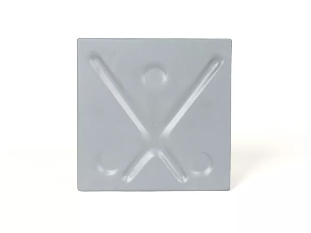 Soporte de matrícula - portamatrículas -PREMIUM- Lambretta (Serie 2) - 200x200mm - con soportes para guardabarros