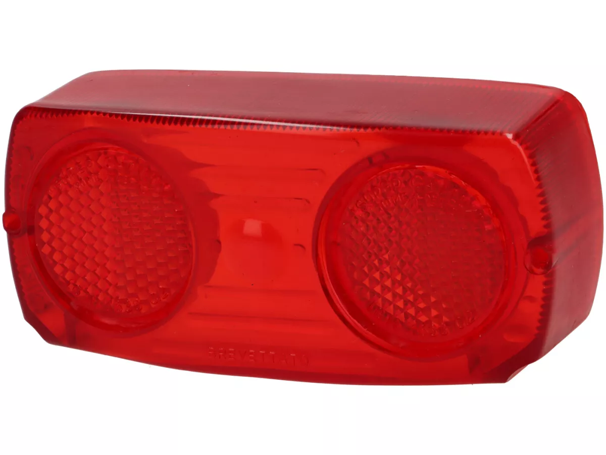 Kaca lampu belakang Catalux -CLAUSS STUDIOS- Lambrett LI Seri 3&2 (dari tahun 1961), LI Special, SX, TV Seri 3&2 (dari tahun 1961) - lubang di tengah seperti untuk tipe CEV