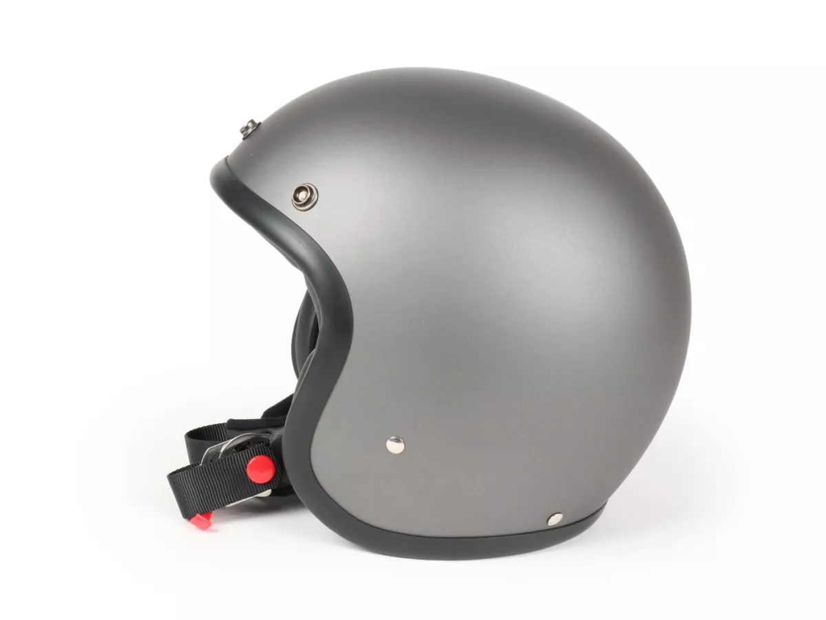 Helmet -DMD Jet Vintage- open face helmet, vintage - Matt Grey - L (59cm)