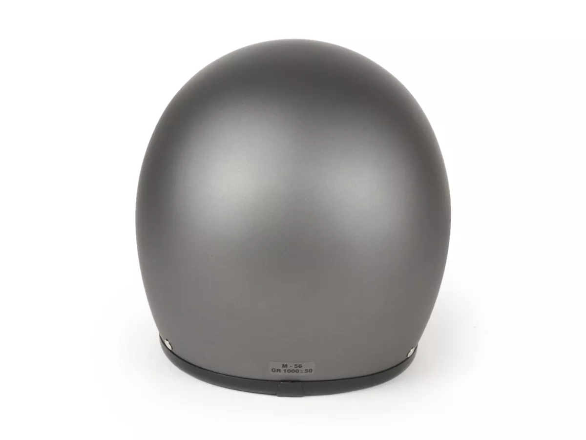 Helmet -DMD Jet Vintage- open face helmet, vintage - Matt Grey - L (59cm)