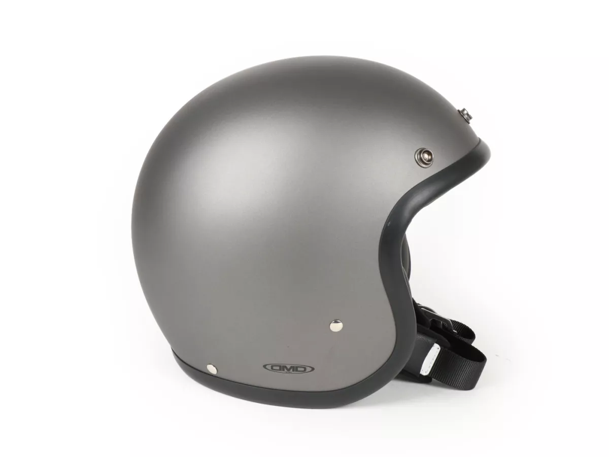 Helmet -DMD Jet Vintage- open face helmet, vintage - Matt Grey - S (55-56cm)