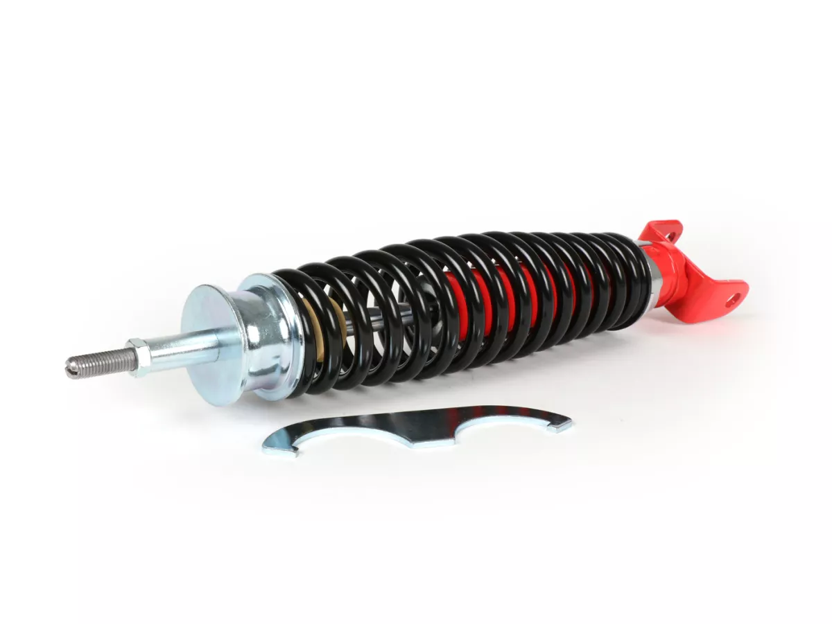 Amortiguador trasero -CARBONE SPORT, ajustable, 320mm- Vespa PK50 S/XL, PK80 S/XL, PK125 S/XL