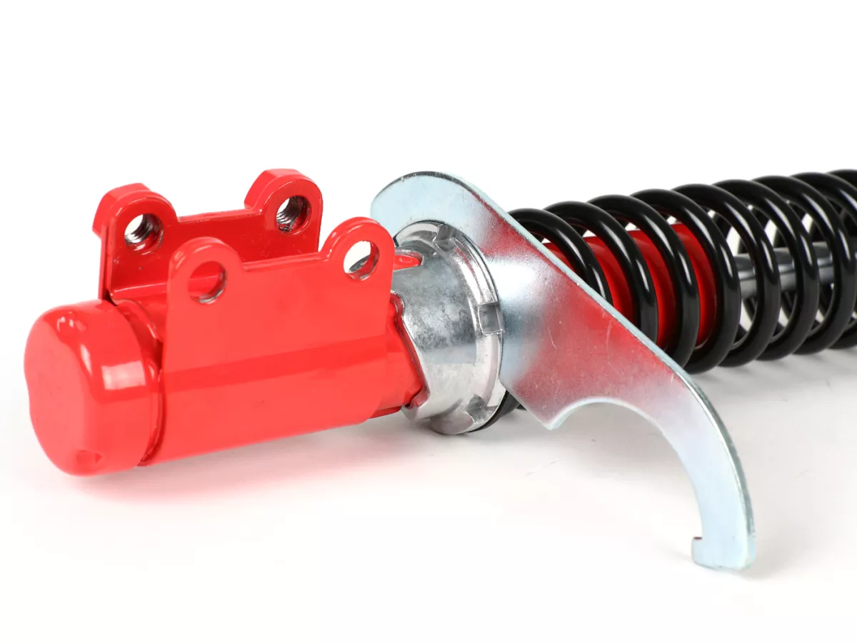 Shock absorber, front -CARBONE SPORT, adjustable, 210mm- Vespa PK S-XL, ET2, ET4, LX, LXV, S, Piaggio Quartz, SKR, Sfera, Sfera RST, Zip SP, Zip (2000-)