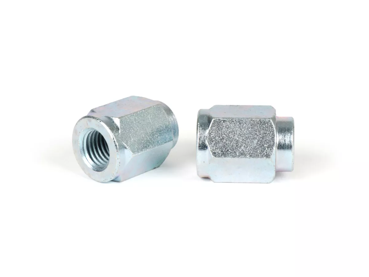 Pair of front hub nuts for lower mounting shock absorber  -CASA PERFORMANCE- Lambretta  J, Lui Vega