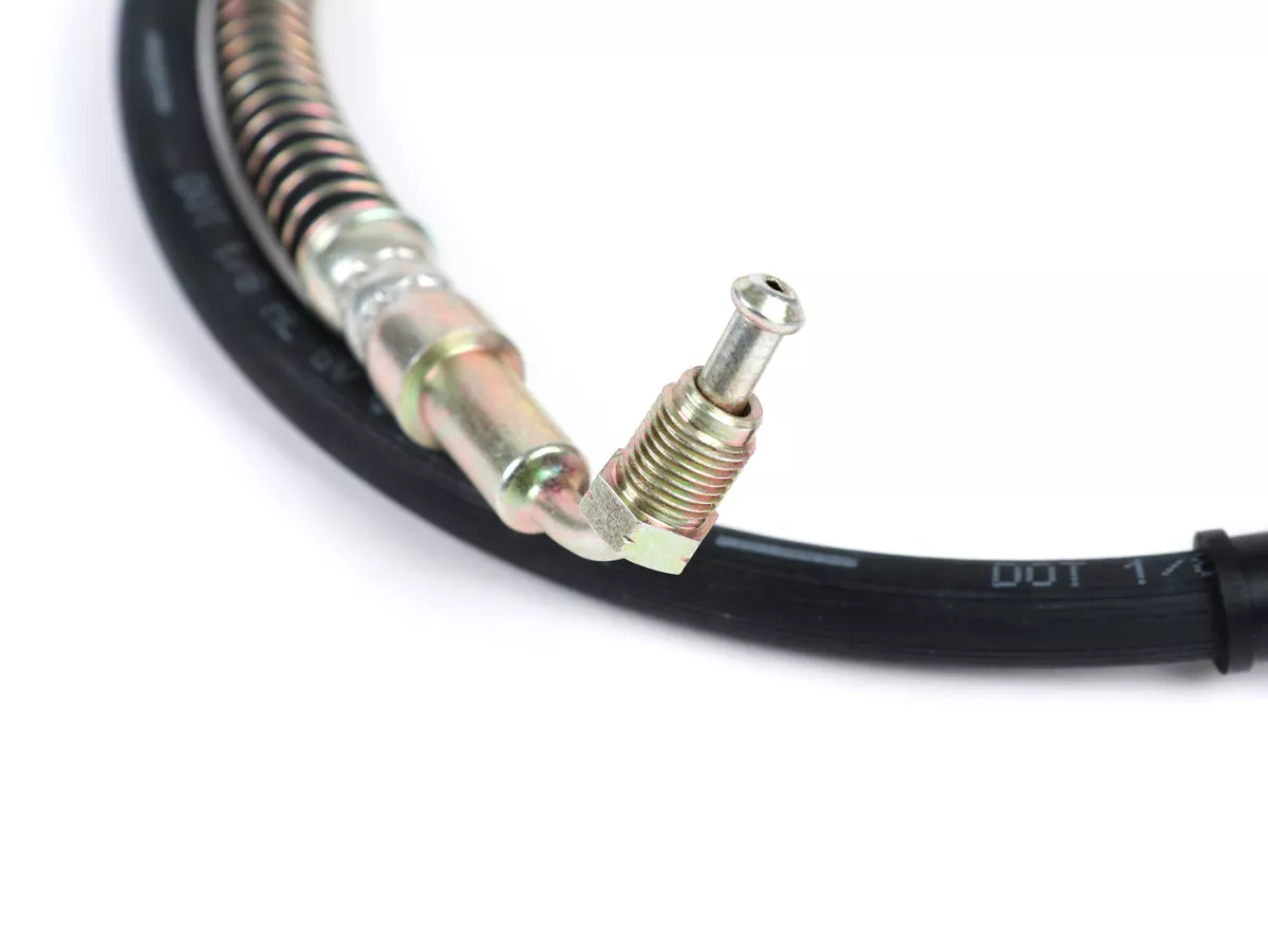 Latiguillo de freno delantero -OEM-QUALITY- Vespa Cosa 125 (VNR1T, VNR2T), Cosa 200 (VSR1T) - Recubierto de goma