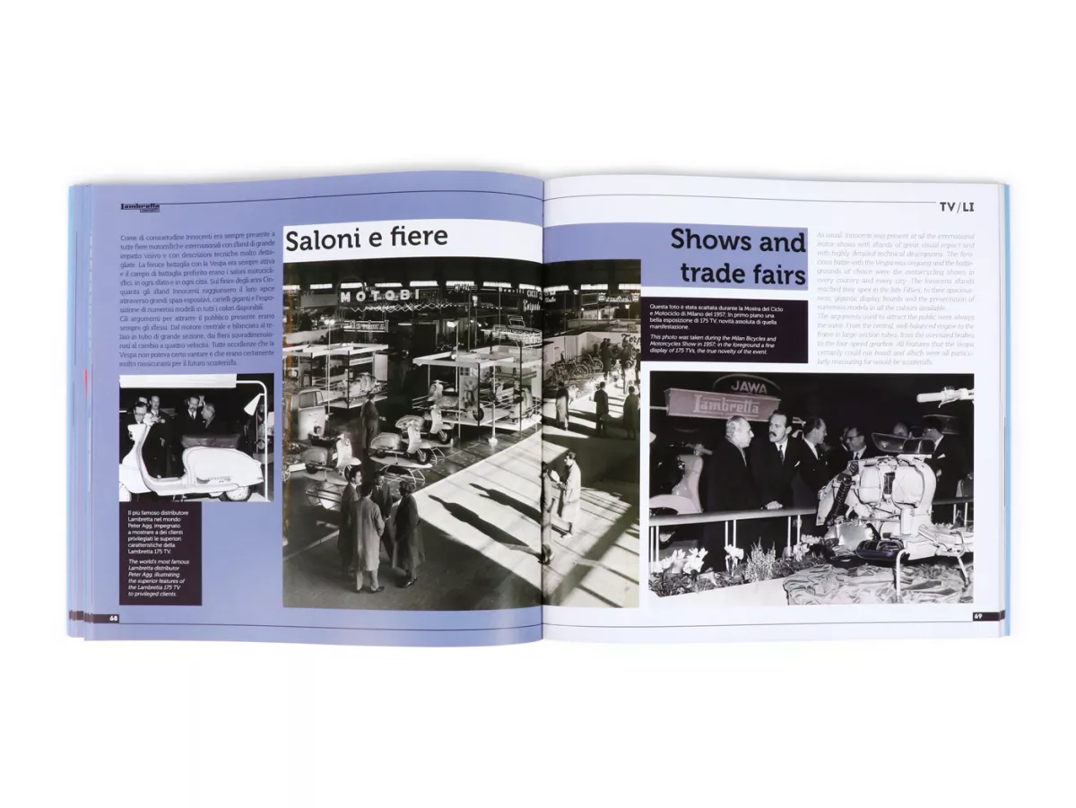 Livre -LAMBRETTA- TV175 & Li (série 1) - histoire, modèles et documentation de Vittorio Tessera