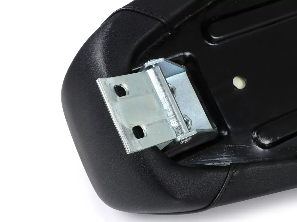 Asiento escalonado -GIULIARI Yankee- Vespa V50, PV125, ET3 - con cerradura - negro