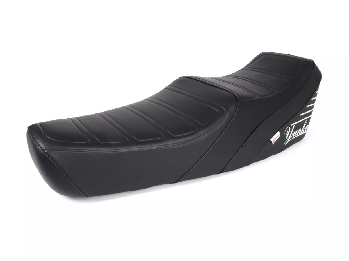 Asiento corrido -GIULIARI Yankee- Vespa PK S/XL - con cerradura - negro