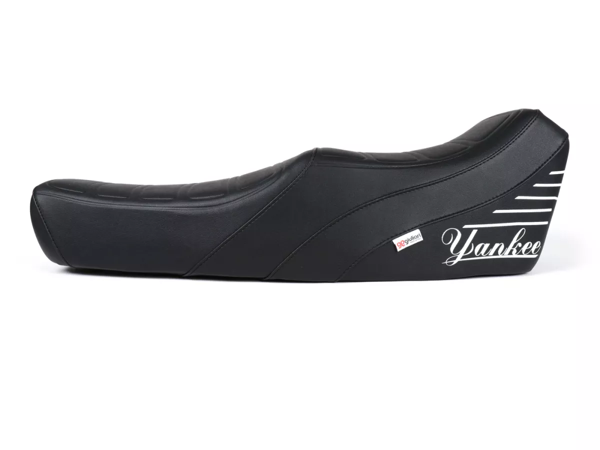 Asiento corrido -GIULIARI Yankee- Vespa PK S/XL - con cerradura - negro