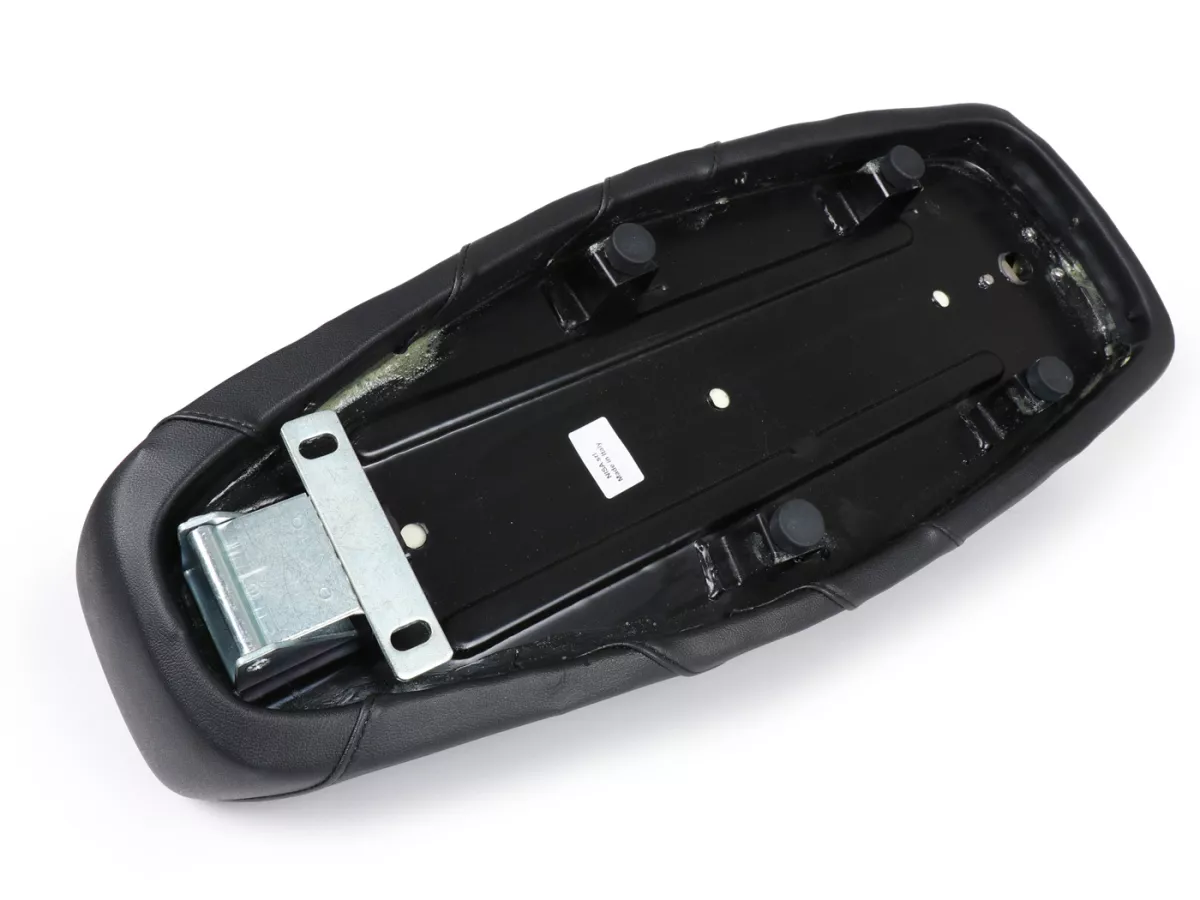 Asiento corrido -GIULIARI Yankee- Vespa PK S/XL - con cerradura - negro