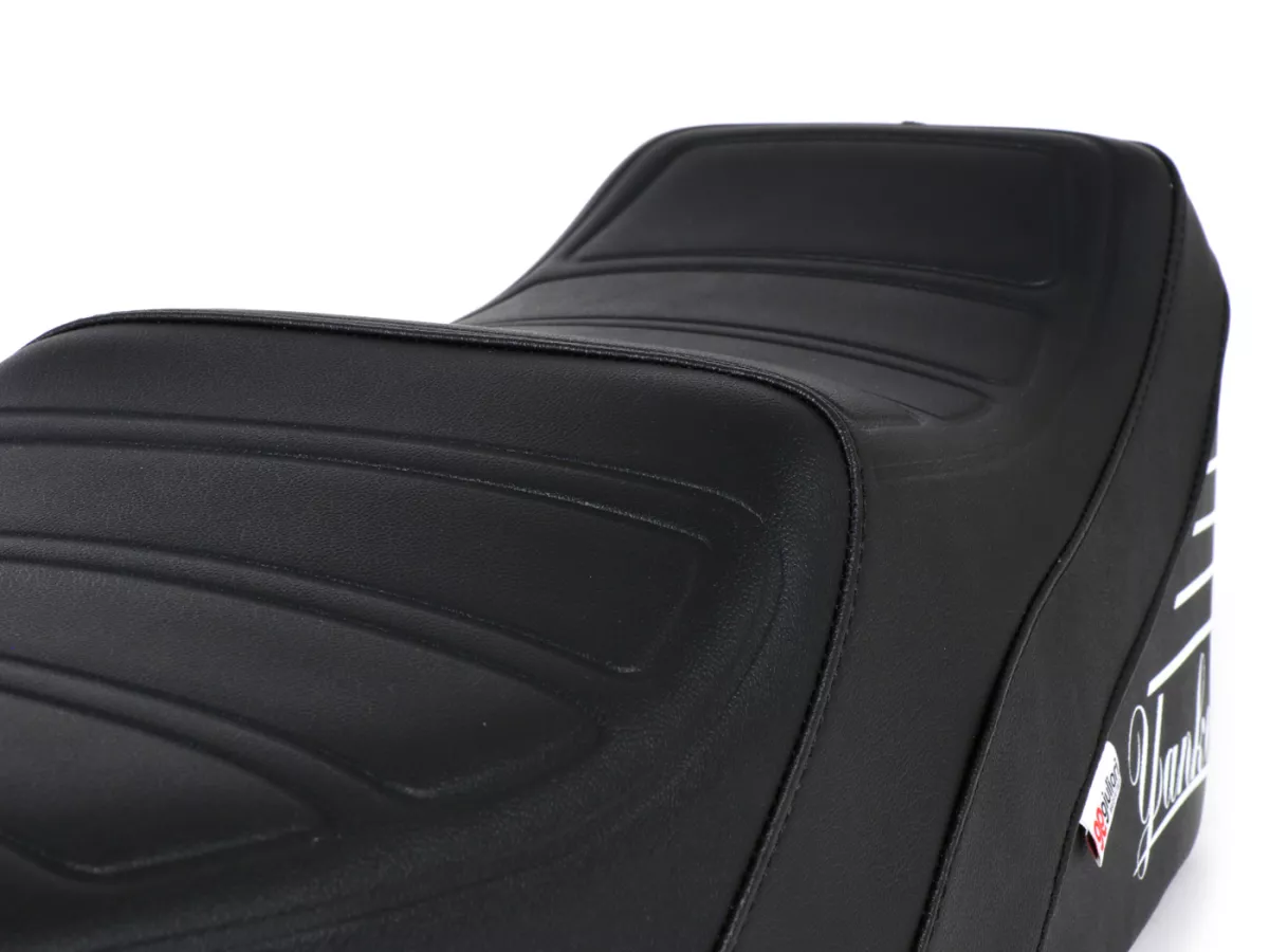 Asiento corrido -GIULIARI Yankee- Vespa PK S/XL - con cerradura - negro